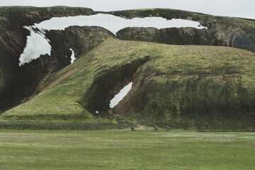 Obraz premium Cycling in Iceland