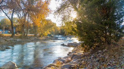 The Autumn Arkansas river