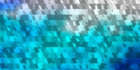 Light BLUE vector texture with triangular style.