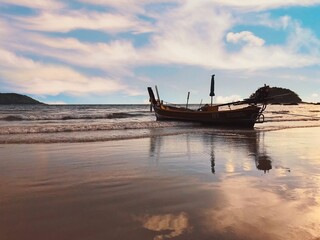 boat on the beach