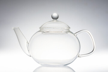 ガラスのティーポット