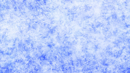 Abstract blue and white frost winter background