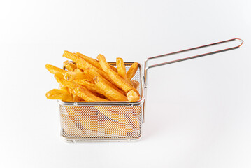 french fries in the basket