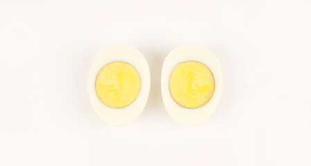 egg on white background