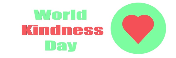 World Kindness Day banner. Donate and Charity. Charity day