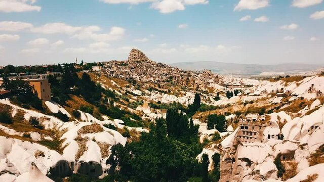 Aerial view of Cappadocia, Turkey, Sunrise