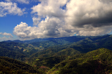 Mae Salong, Thailand - Clouds over Countryside