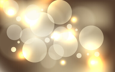 Beautiful abstract light bokeh background with blur effect is perfect for luxury or product themed designs