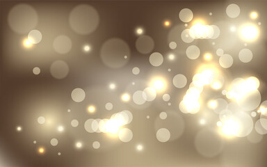 Beautiful abstract light bokeh background with blur effect is perfect for luxury or product themed designs