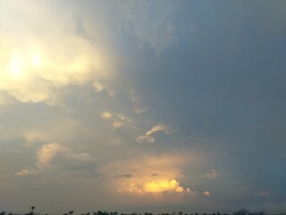 Obraz premium sunset in the sky