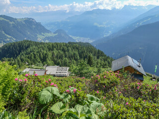 Berghütte in den Zillertaler Alpen © Ina Ludwig