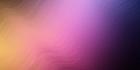 Dark Pink, Yellow vector pattern with curves.