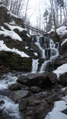 winter time in trans carpathian region of Ukraine