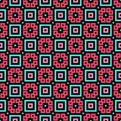 Color pattern with geometric form, flat vintage, retro cover design, background for girl, young texture