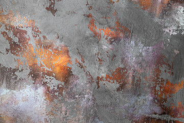 Modern abstract background with rust, concrete texture, place for text