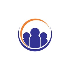 Community, network and social logo