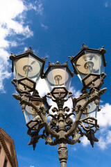 Fototapeta na wymiar Vintage style outdoor street lamp 