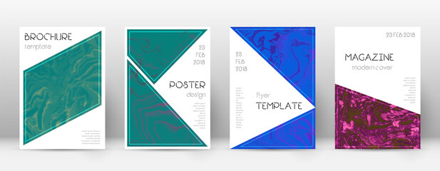 Abstract cover. Awesome design template. Suminagas