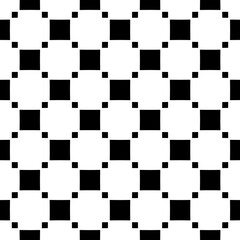 Black, white pattern, geometric wallpaper , seamless texture with flat floral ornament, decorative illustration with simple elemets