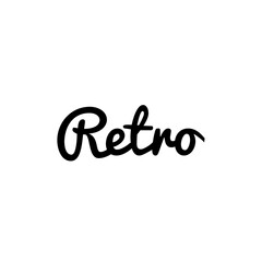 ''Retro'' Word Illustration