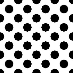 Black, white pattern, geometric wallpaper , seamless texture with flat floral ornament, decorative illustration with simple elemets