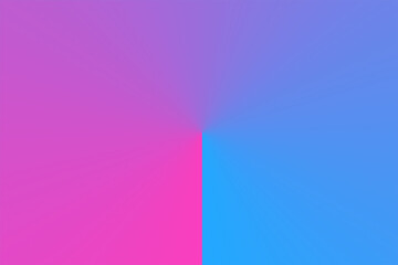 pink and light blue blurry background. the two colors meet at the midpoint. Background for presentations and applications.