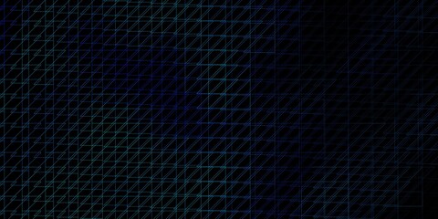 Dark BLUE vector background with lines.