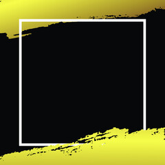 Golden background frame 