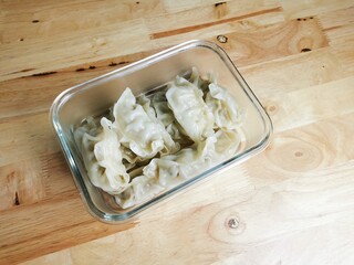 Pork Gyoza in a lunch box