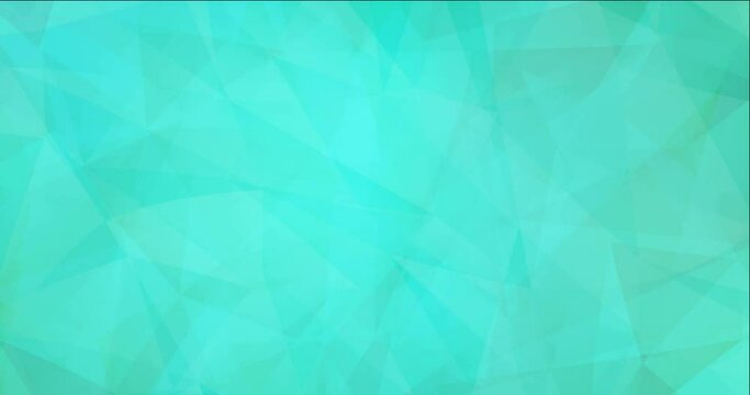 4K looping light green polygonal video footage. High-quality clip in twirl style with gradient. Clip for your commercials. 4096 x 2160, 30 fps. Codec Photo JPEG.