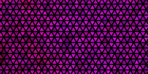 Light Pink vector layout with lines, triangles.