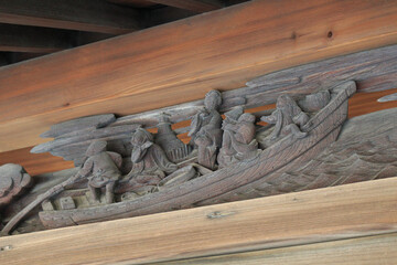 佃島住吉神社手水舎彫刻