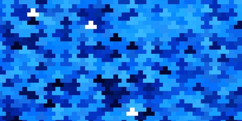 Light BLUE vector texture in rectangular style.