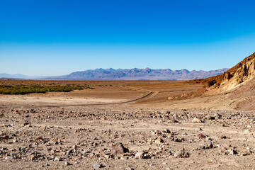 USA, CA, Death Valley National Park, October the 31 2020, scenic  view. Dante Peak.