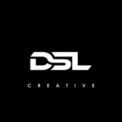 DSL Letter Initial Logo Design Template Vector Illustration	
 - obrazy, fototapety, plakaty