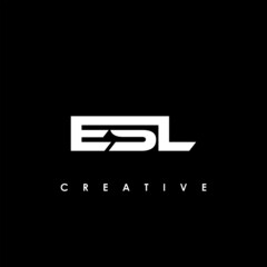 ESL Letter Initial Logo Design Template Vector Illustration	
