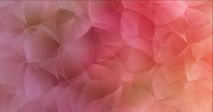 4K looping light pink, yellow animation with random forms. High-tech clip in abstract style with random forms. Clip for mobile apps, web sites. 4096 x 2160, 30 fps.