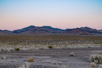 USA, CA, Death Valley National Park, October the 31 2020, scenic  view. Dante Peak.