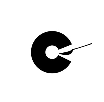 C letter with a tablespoon icon
