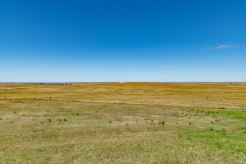USA, North Caroline, September 2020, landscape view on the interstate.