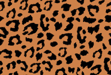 seamless leopard vector pattern texture
