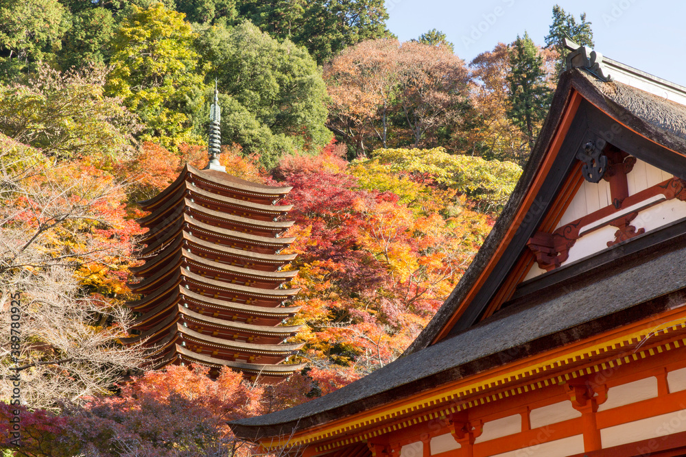 Poster 秋の奈良談山神社