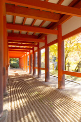 朝の談山神社拝殿