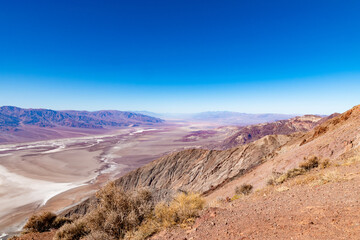 USA, CA, Death Valley National Park, October the 31 2020, scenic  view.