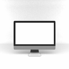 Fototapeta premium Computer monitor display with blank screen.