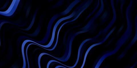 Dark Purple vector template with curves.