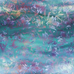 Obraz na płótnie Canvas Seamless abstract pattern that looks like wax melt. Pastel gentle colored design. High quality illustration that resembles encaustic art. Iridescent holographic luxurious graphic design.