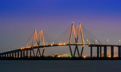 Fototapeten bridge at night © Ali