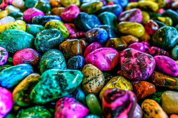 Fototapeta na wymiar colorful stones