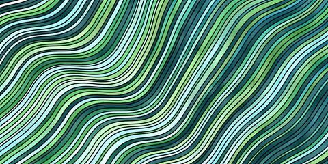 Light Blue, Green vector layout with curves.